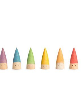 NWT Grapat Wooden Toys Gnome Babies